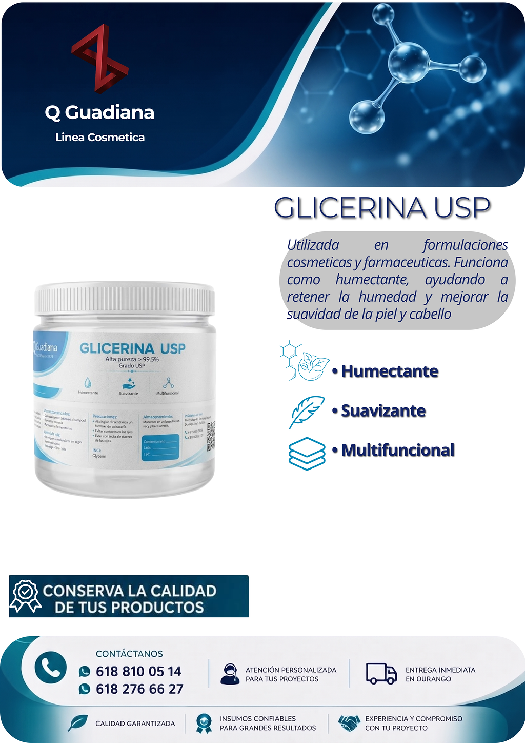Ficha técnica Glicerina USP