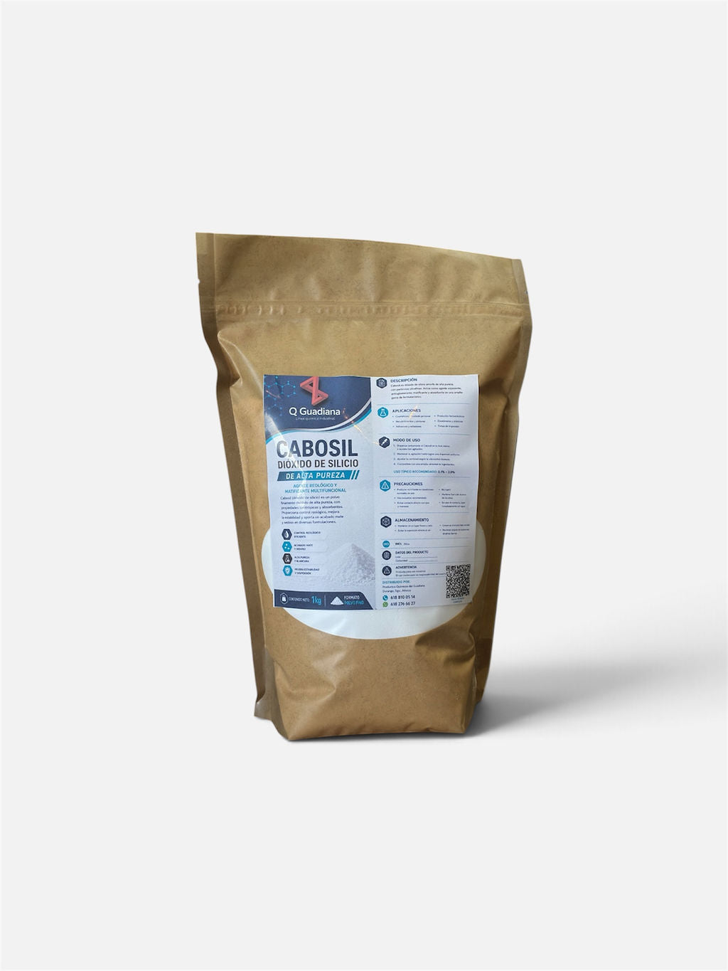 Cabosil 1kg - Productos Químicos del Guadiana